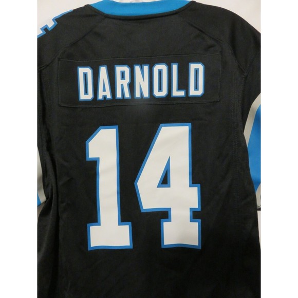 Carolina Panthers Sam Darnold Nike Black Player Game Jersey Sz L Authentic NWOT - Picture 9 of 9